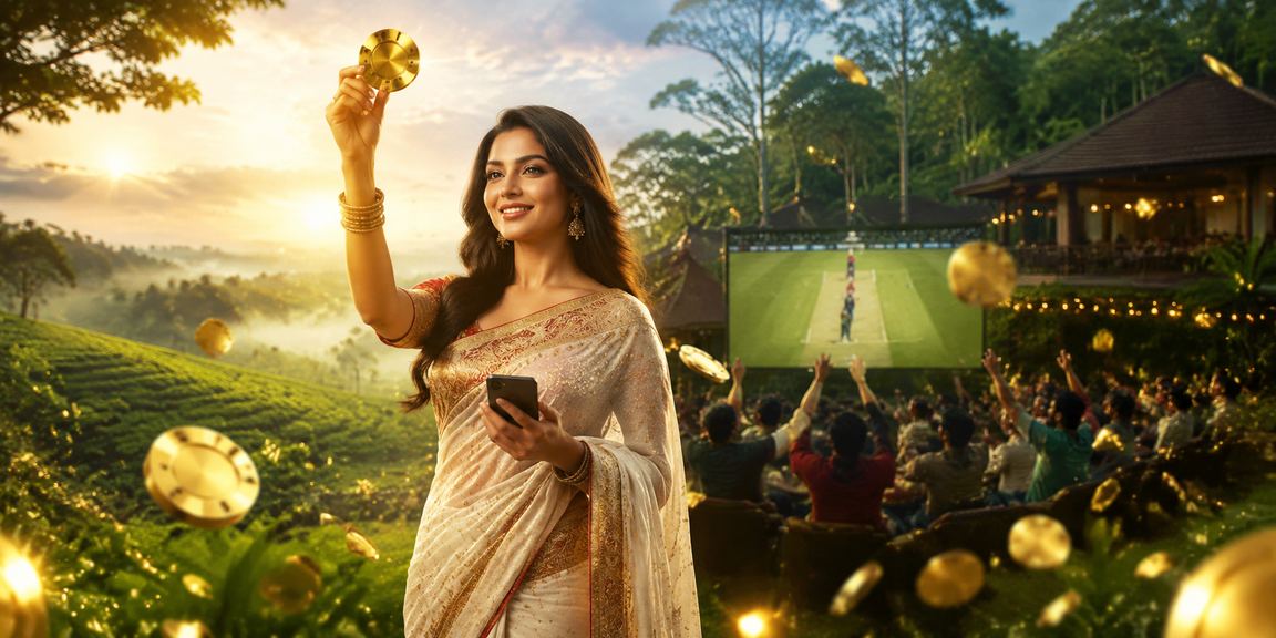 গাজীপুরে শাড়ি পরা নারী মোবাইলে ক্রিকেট বেটিং করছেন